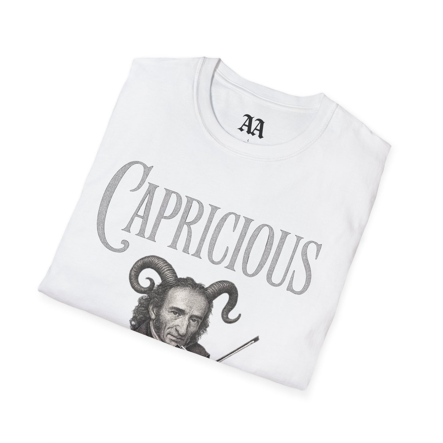 Paganini 24th Caprice T shirt__White__folded