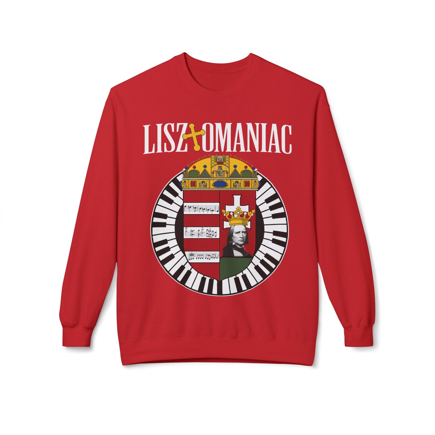 "Lisztomanic" Liszt Piano Sonata Sweatshirt | Gift for Music Lovers