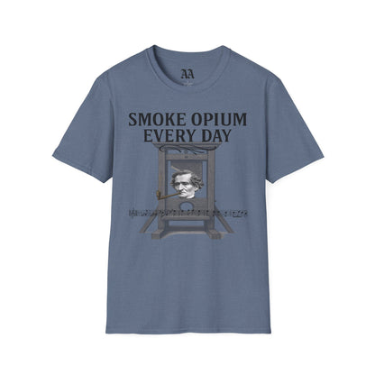 Berlioz Symphonie Fantastique T shirt__Heather Indigo__hanging