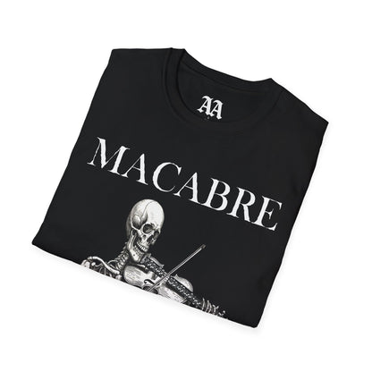 Macabre Danse Macabre Skeleton Violinist T-Shirt