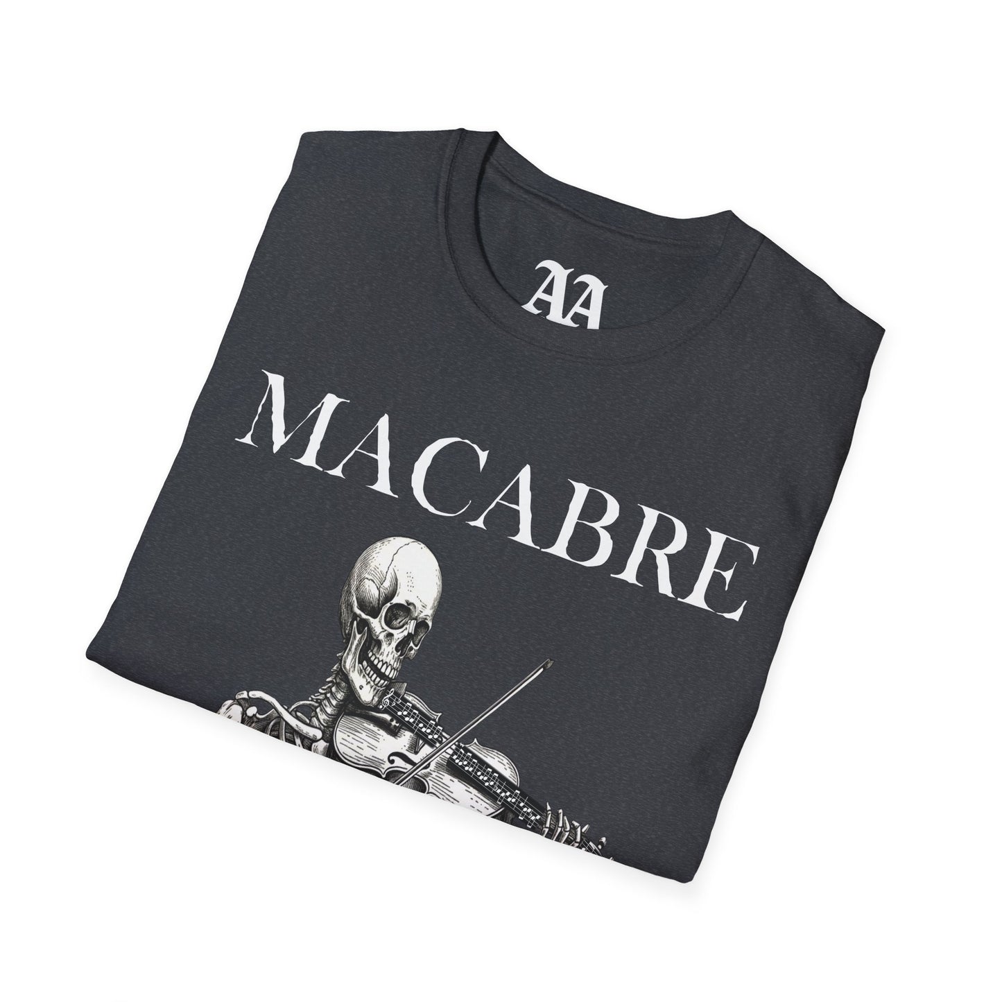 Macabre Danse Macabre Skeleton Violinist T-Shirt