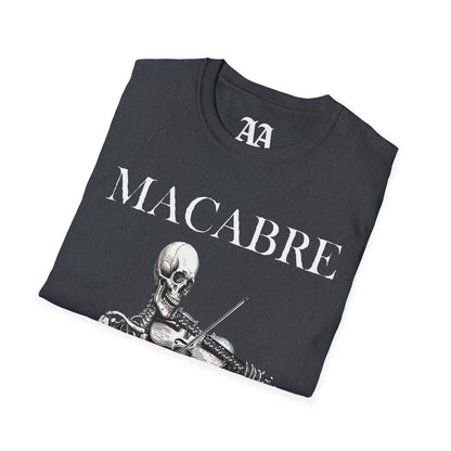 Macabre Danse Macabre Skeleton Violinist T-Shirt
