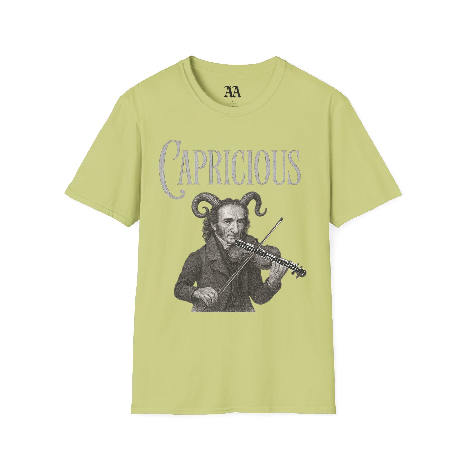 Paganini 24th Caprice T shirt__Pistachio__hanging