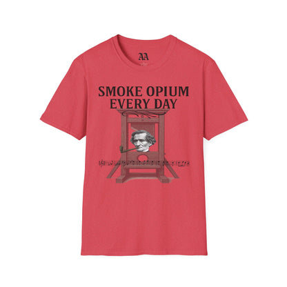 Berlioz Symphonie Fantastique T shirt__Heather Red__hanging