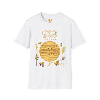 Holst Planet's Jupiter T shirt__White__hanging