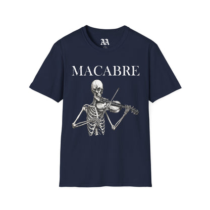 Macabre Danse Macabre Skeleton Violinist T-Shirt