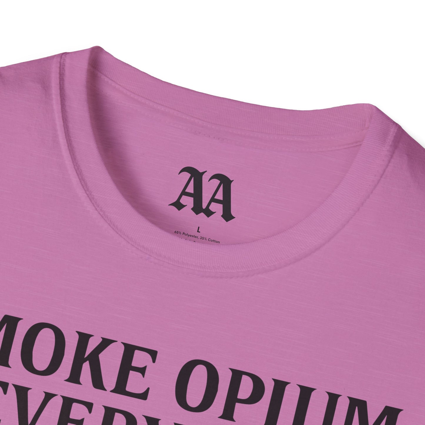 Berlioz Symphonie Fantastique T shirt__Heather Radiant Orchid__collar