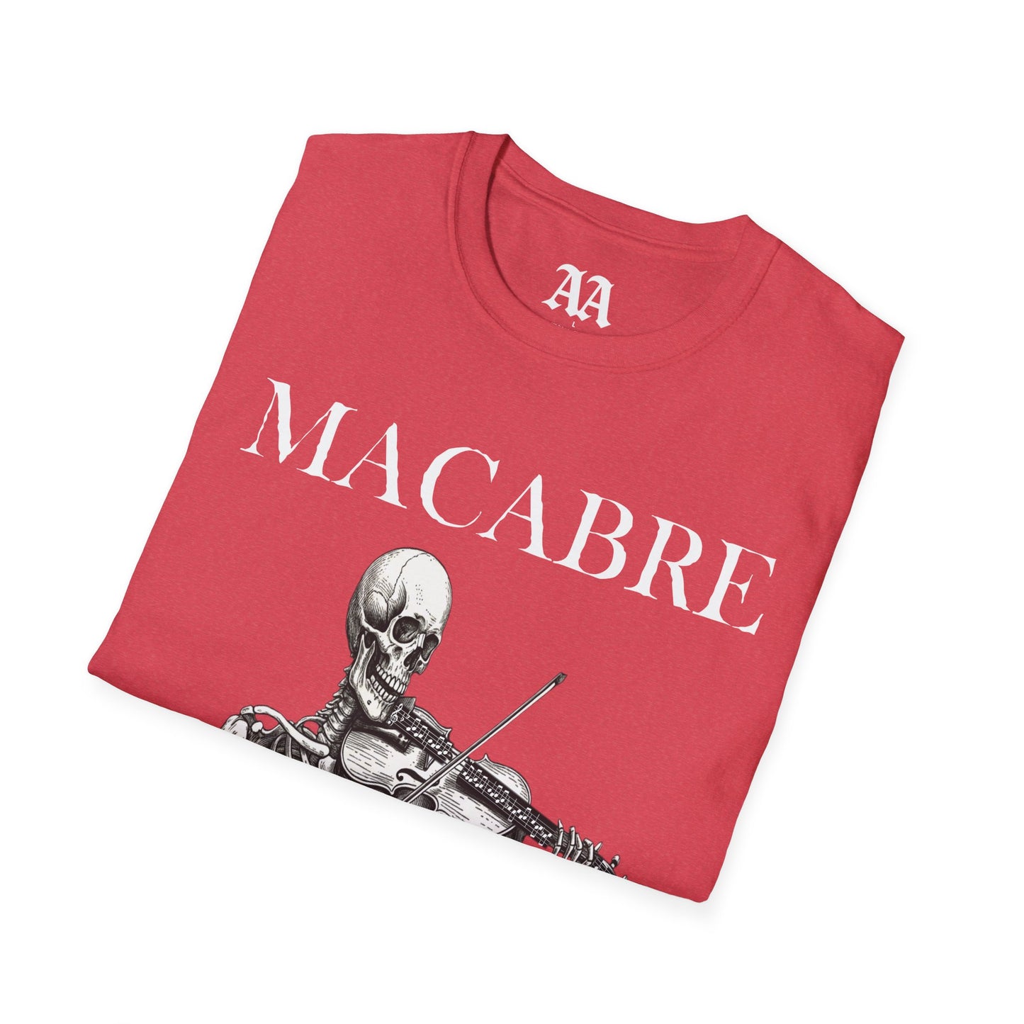 Macabre Danse Macabre Skeleton Violinist T-Shirt