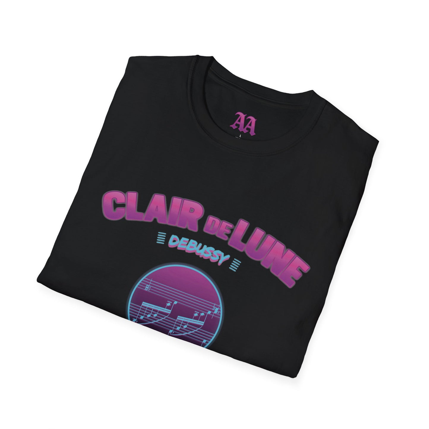 "Clair de Lune" Debussy Retro Synthwave Unisex T-Shirt