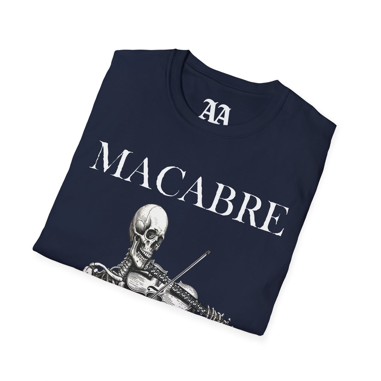 Macabre Danse Macabre Skeleton Violinist T-Shirt