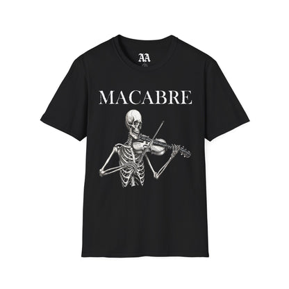 Macabre Danse Macabre Skeleton Violinist T-Shirt