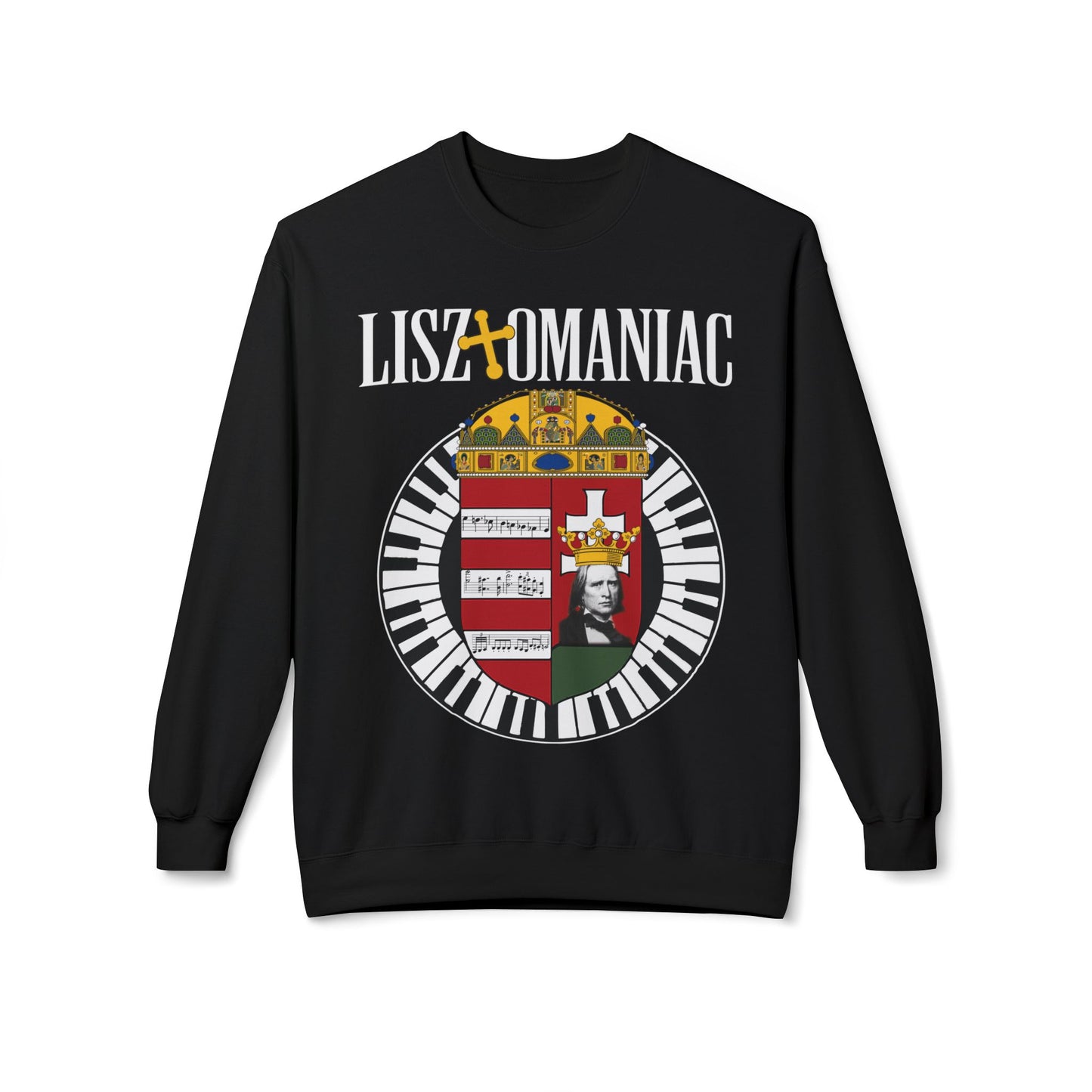 "Lisztomanic" Liszt Piano Sonata Sweatshirt | Gift for Music Lovers