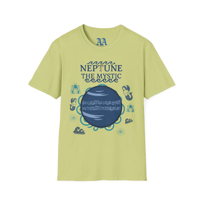 Holst Neptune sheet music astrological symbols T Shirt__Pistachio__hanging
