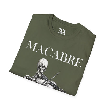 Macabre Danse Macabre Skeleton Violinist T-Shirt