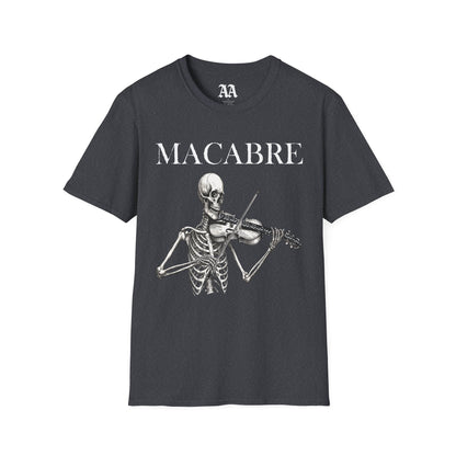 Macabre Danse Macabre Skeleton Violinist T-Shirt
