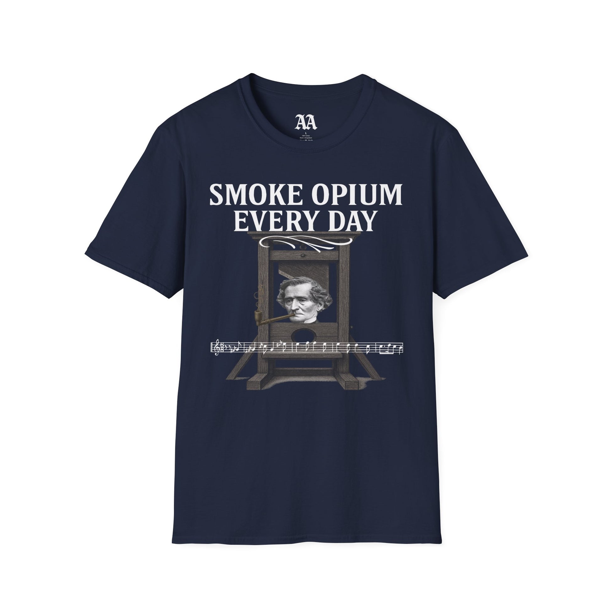 Berlioz Symphonie Fantastique T shirt__Navy__hanging