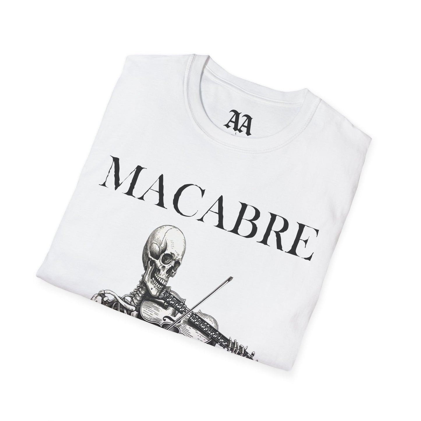 Macabre Danse Macabre Skeleton Violinist T-Shirt