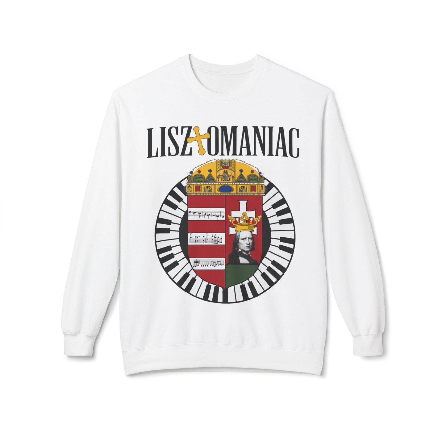 "Lisztomanic" Liszt Piano Sonata Sweatshirt | Gift for Music Lovers