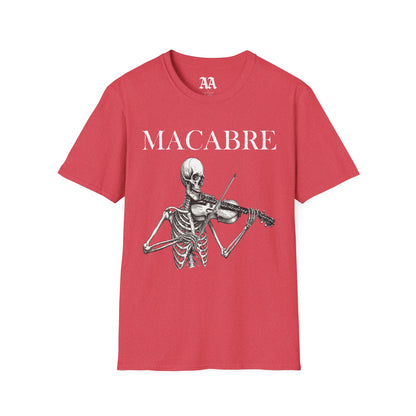 Macabre Danse Macabre Skeleton Violinist T-Shirt