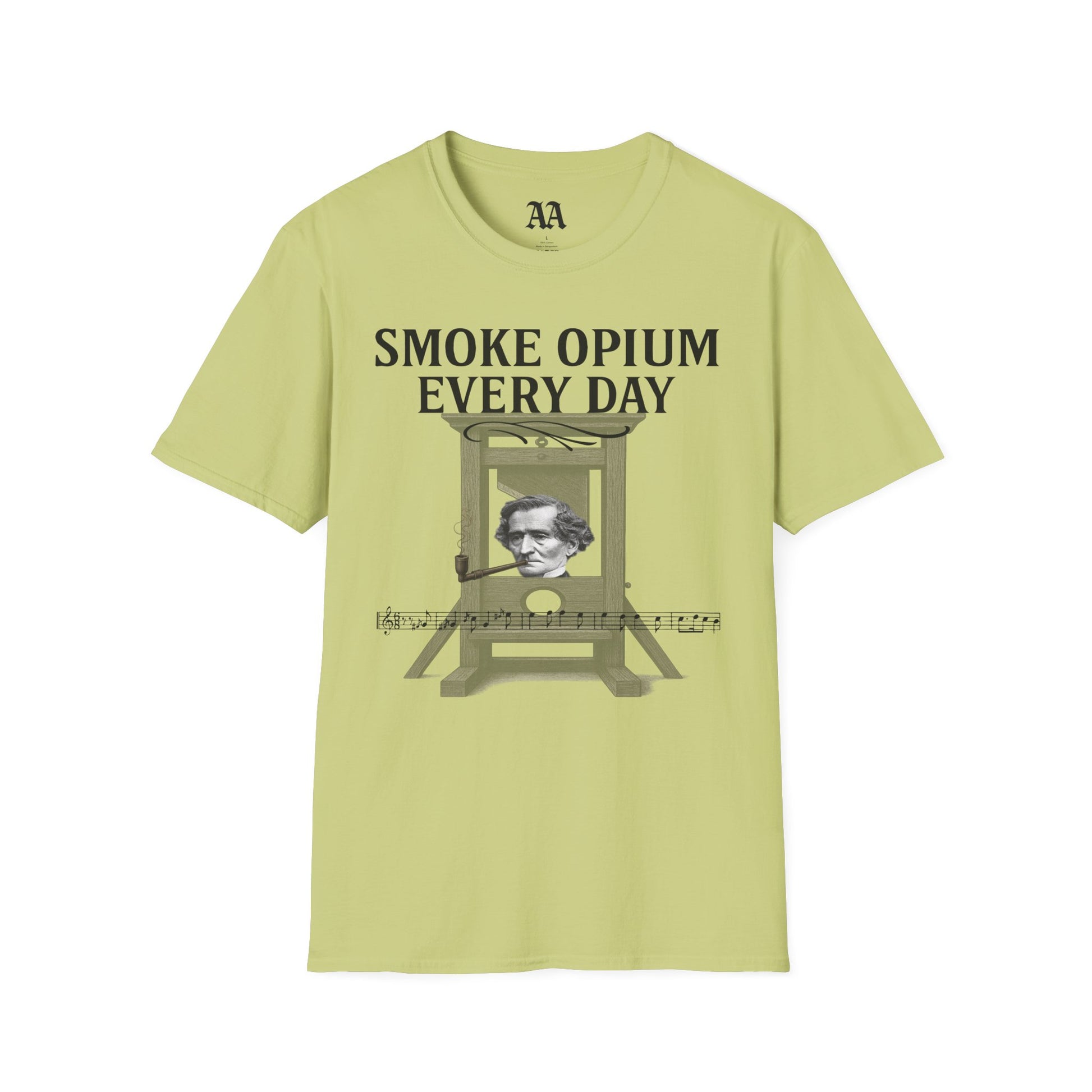 Berlioz Symphonie Fantastique T shirt__Pistachio__hanging