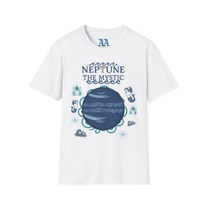 Holst Neptune sheet music astrological symbols T Shirt__White__hanging
