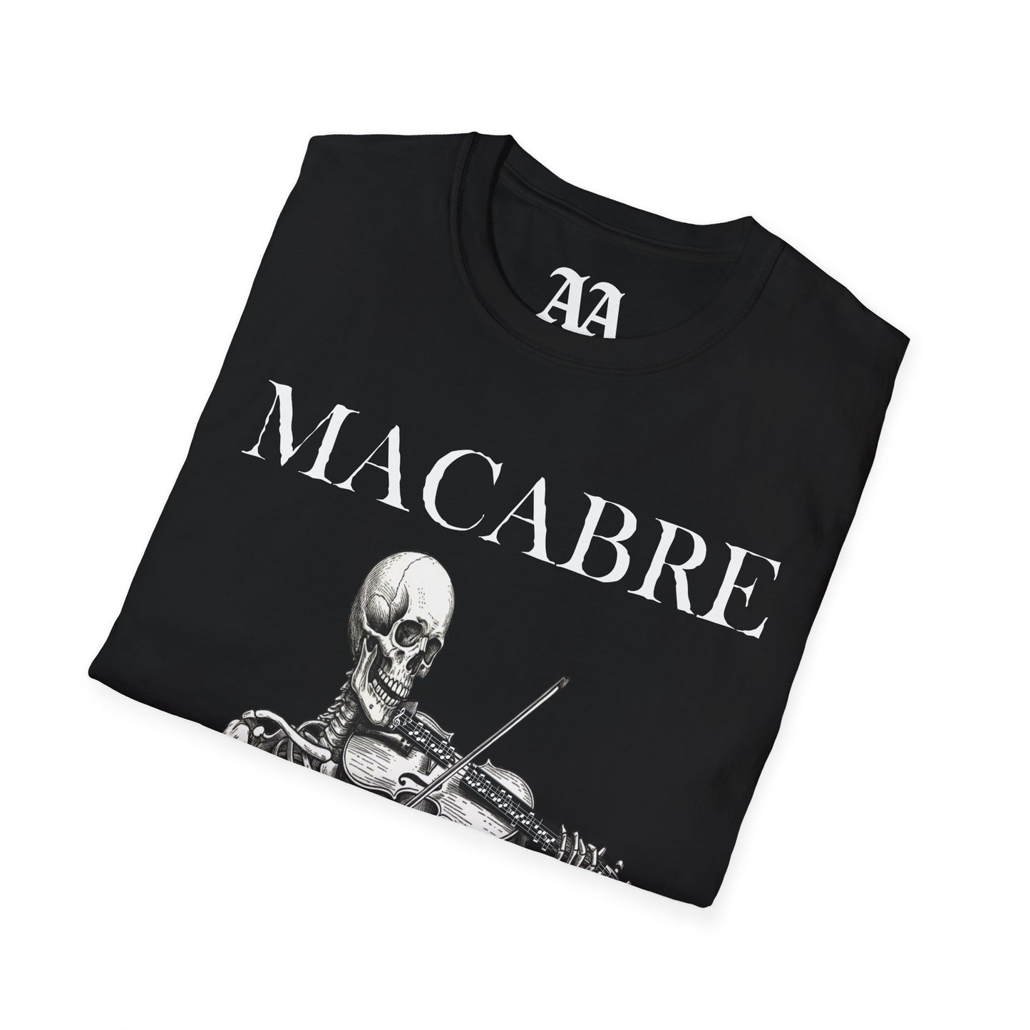 Macabre Danse Macabre Skeleton Violinist T-Shirt