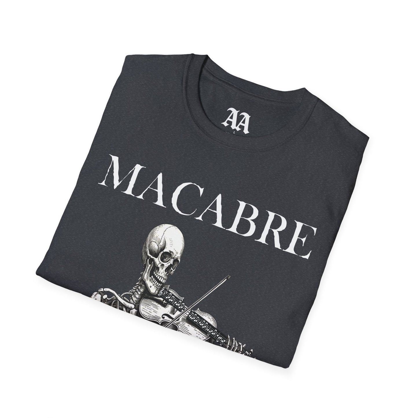 Macabre Danse Macabre Skeleton Violinist T-Shirt