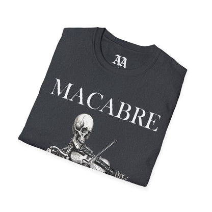 Macabre Danse Macabre Skeleton Violinist T-Shirt