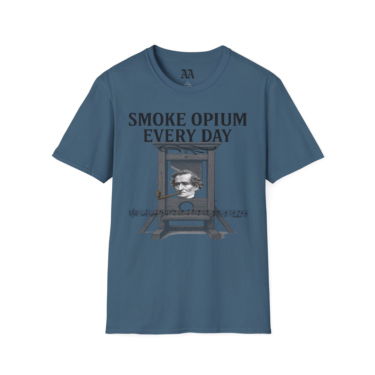 Berlioz Symphonie Fantastique T shirt__Indigo Blue__hanging