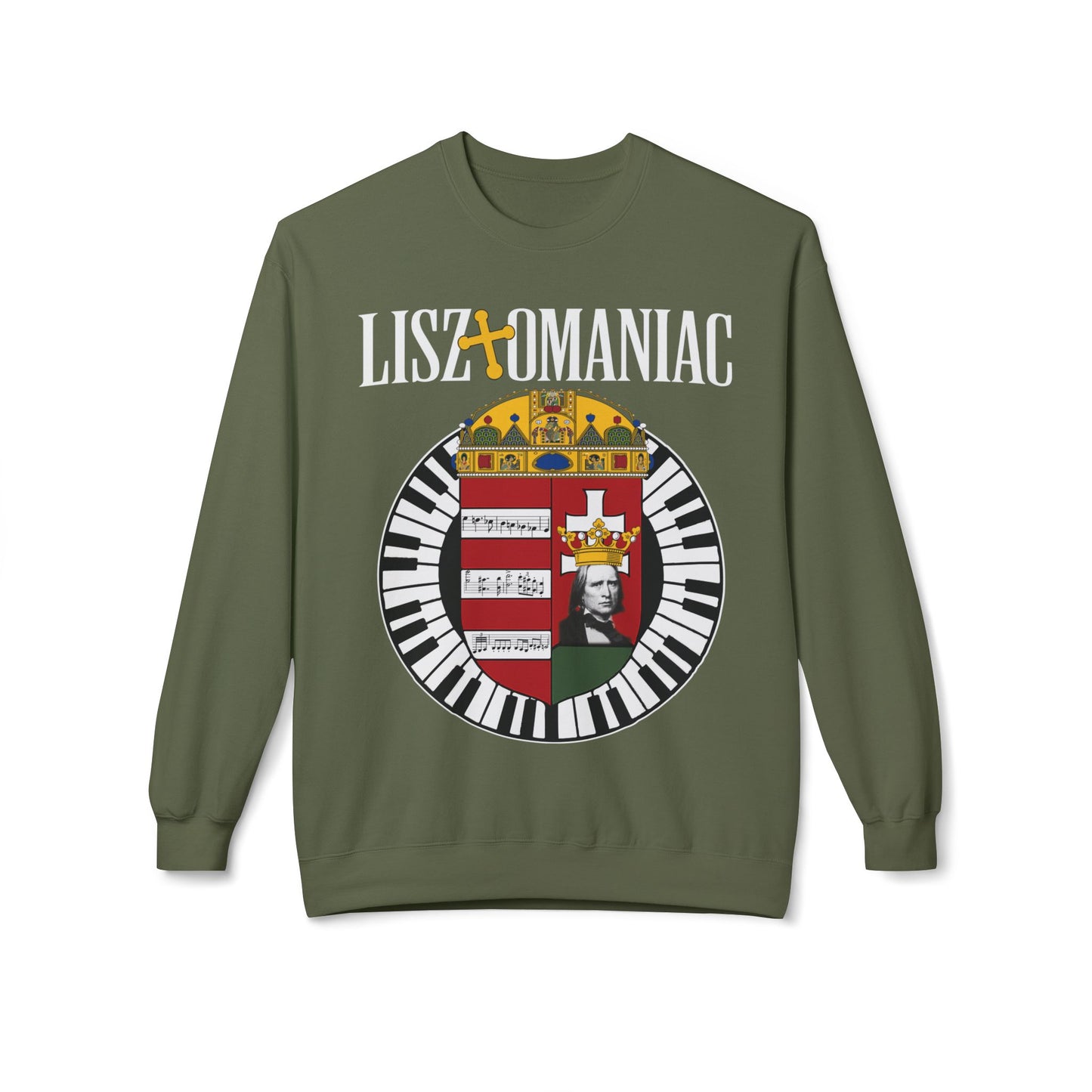 "Lisztomanic" Liszt Piano Sonata Sweatshirt | Gift for Music Lovers