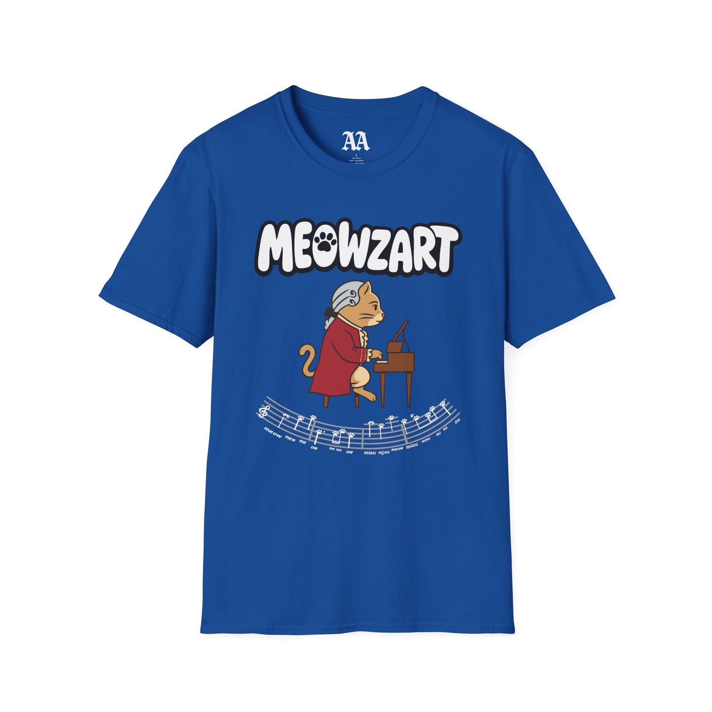 "Meowzart" Mozart Sonata Unisex T-Shirt