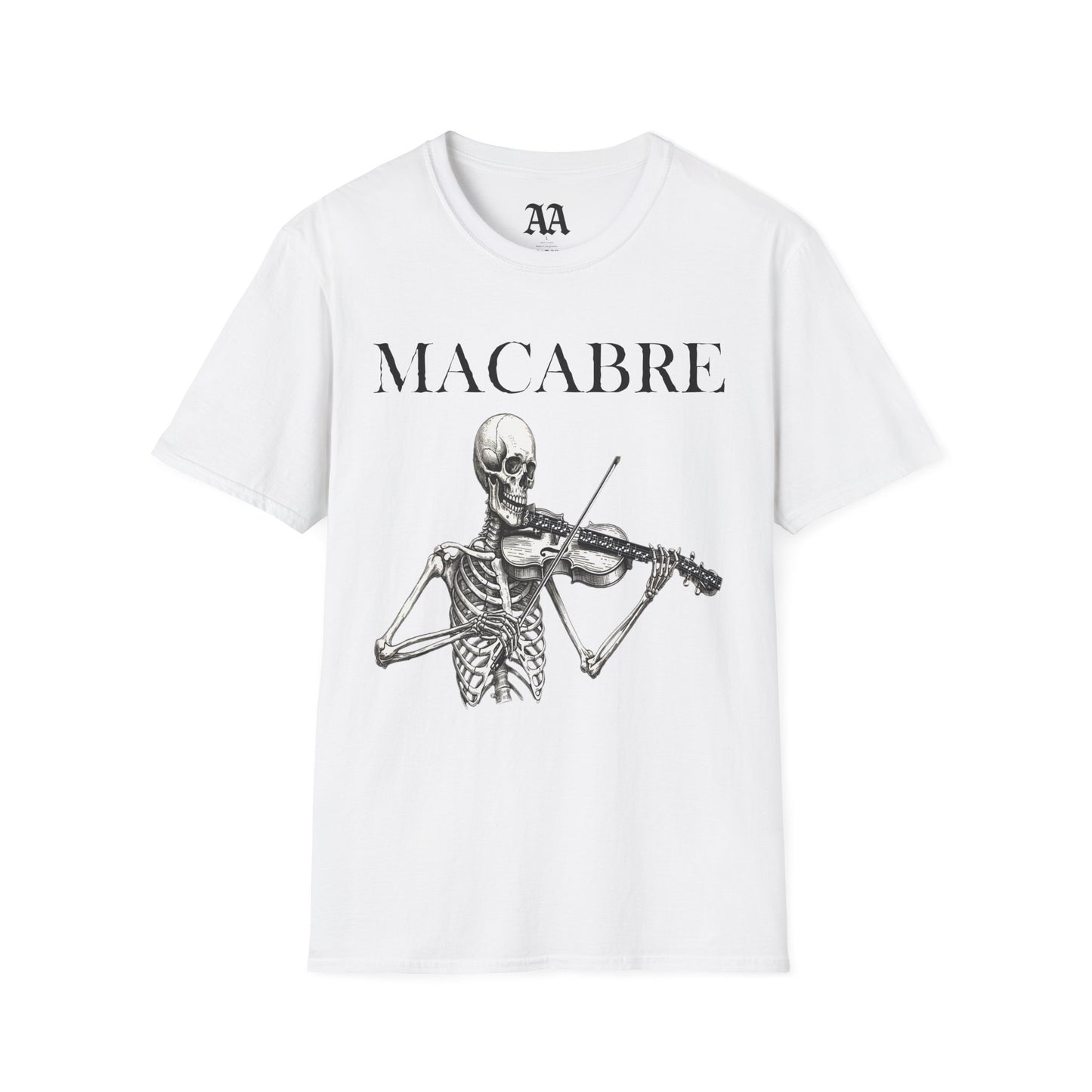 Macabre Danse Macabre Skeleton Violinist T-Shirt