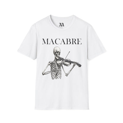 Macabre Danse Macabre Skeleton Violinist T-Shirt