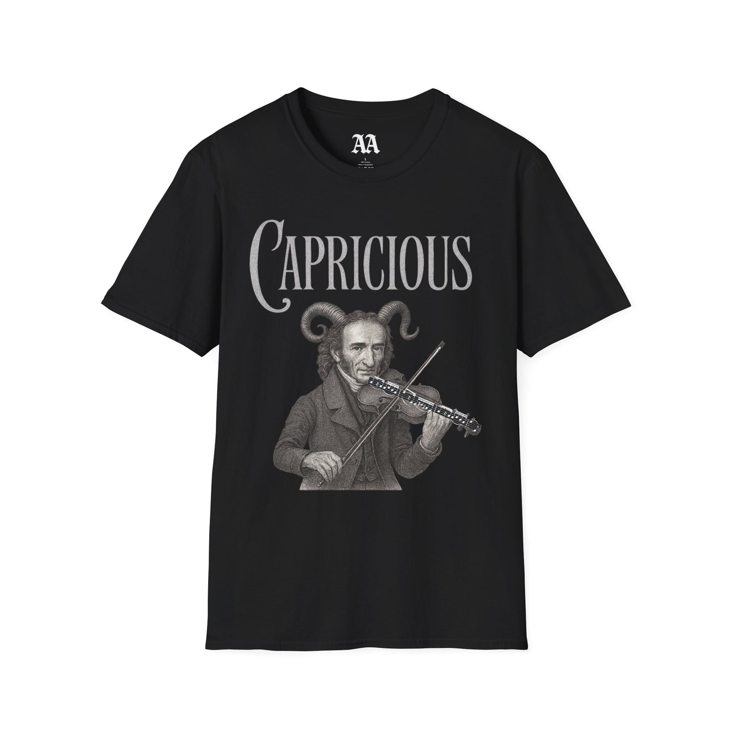 Paganini 24th Caprice T shirt__Black__hanging