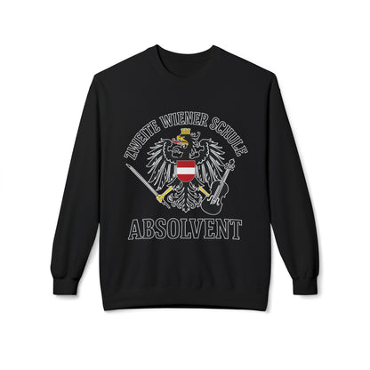 second viennese school absolvent sweatshirt german text
